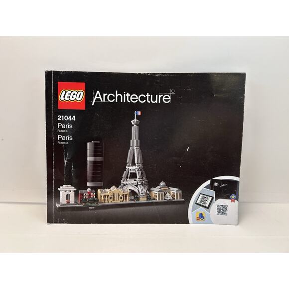 LEGO 21044 Architecture Paris France Manual Instruction Book *ONLY* Eiffel Tower - Picture 1 of 4